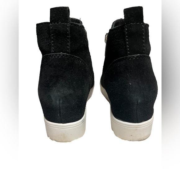 Steve Madden Woman Wedge Black Sneaker Booties 8 - Picture 4 of 8